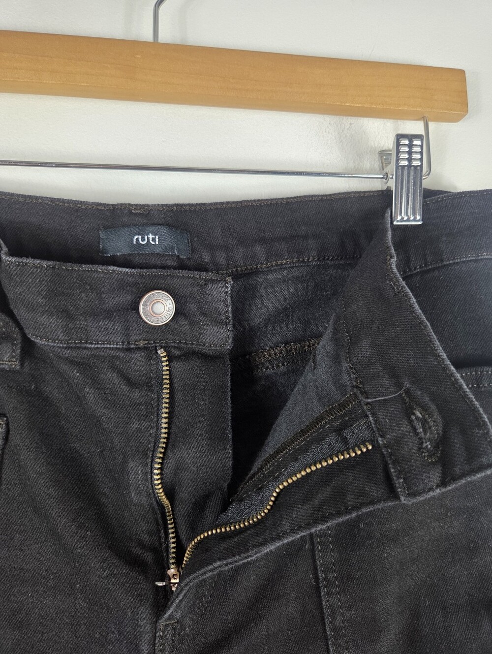 Ruti The Petite Slouchy Barrel High Waist Relaxed Jeans Black - Picture 7 of 13